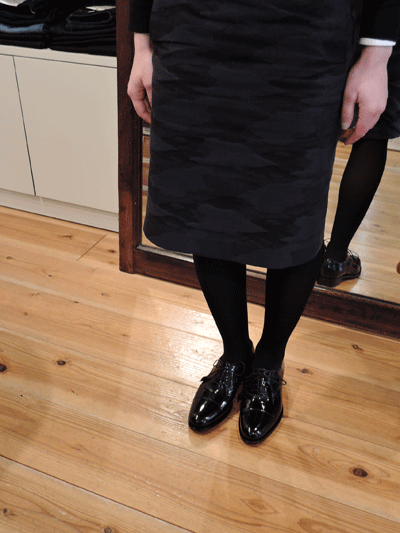 ジャランスリワヤ／JALAN SRIWIJAYA  パンプス シューズ 靴 レディース 女性 女性用 エナメル パテント レザー 革 本革 ブラック 黒 マニッシュ オジ靴