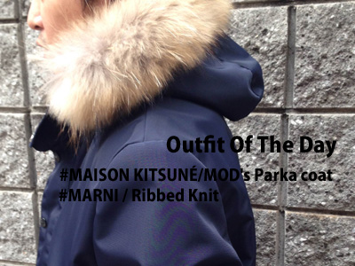 different news : <font size=3>Outfit Of The Day<br>MAISON KITSUNE 