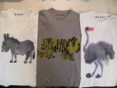 MARNIマルニ Rop van Mierlo for MARNIコラボTシャツ Tシャツ/カットソー(半袖/袖なし) 純正